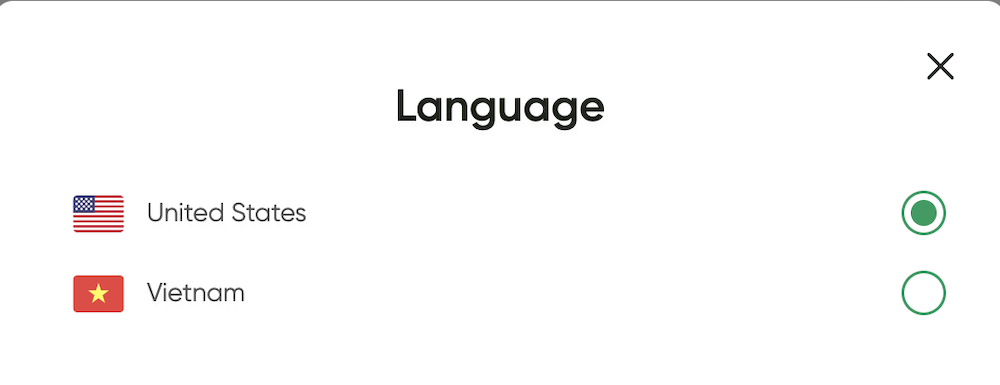 How to change the language 2